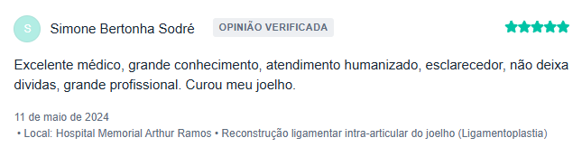 DEPOIMENTO 1 - Cirurgião de Joelho